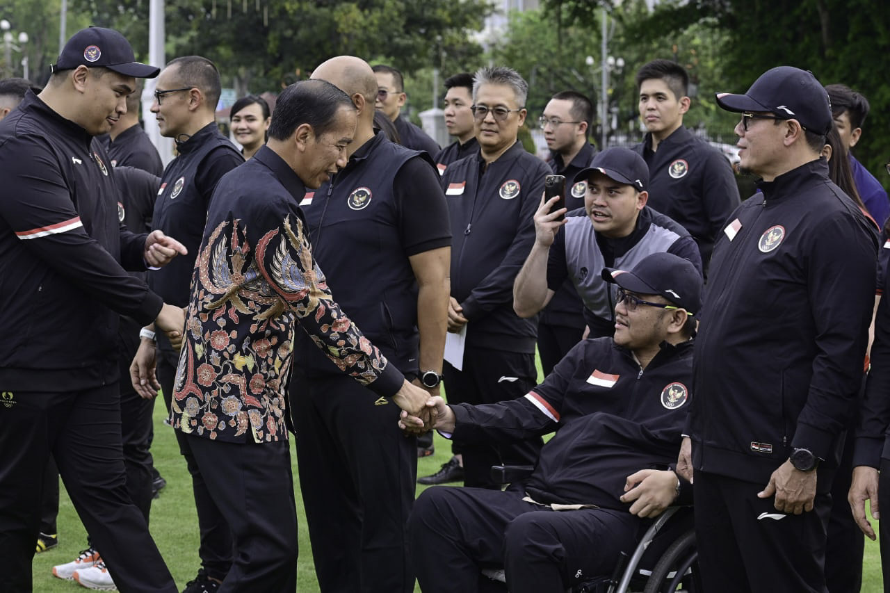Presiden Jokowi Lepas Kontingen Indonesia ke Olimpiade Paris 2024