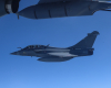 Manuver Jet Tempur Rafale Prancis di Langit Indonesia 