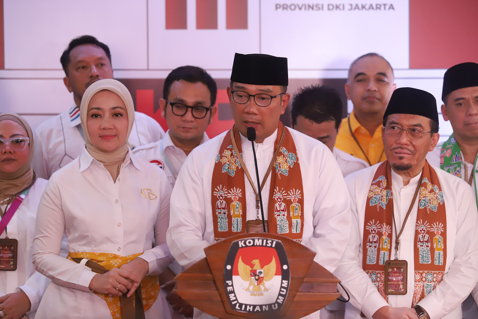 Daftar ke KPU, Pasangan RK-Suswono Janji Atasi Banjir hingga Kemacetan Jika Terpilih