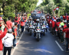 Melihat Kirab Bendera Merah Putih dan Teks Proklamasi