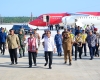 Pesawat Kepresidenan Mendarat Perdana di Bandara Nusantara IKN