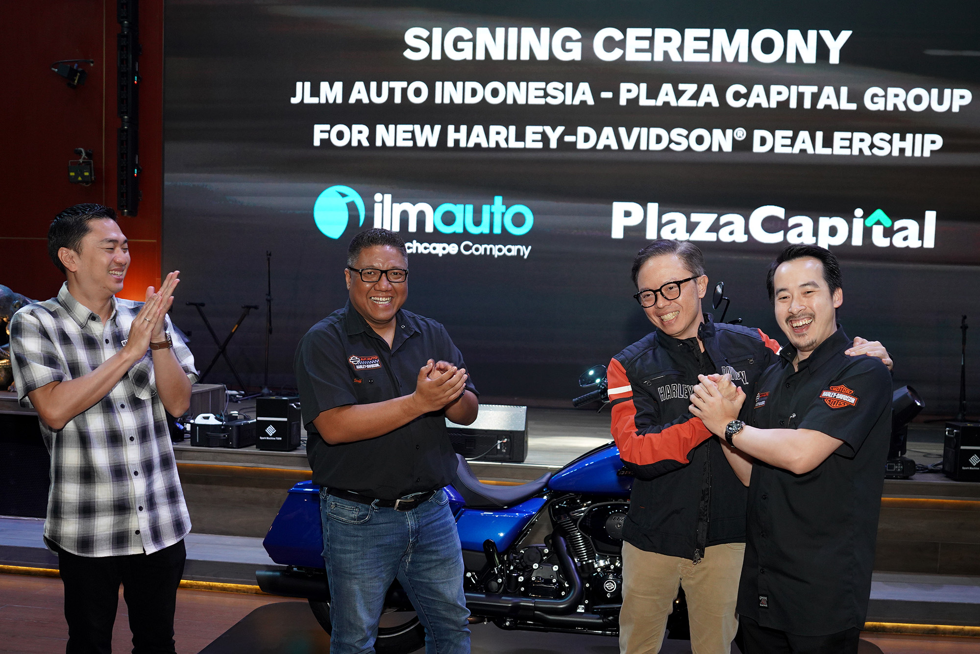 JLM Auto Indonesia Gandeng Plaza Capital Group Kembangkan Harley-Davidson Dealer Partner 
