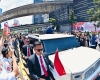 Antusiasme Warga Sambut Presiden Prabowo Subianto dengan Yel-yel