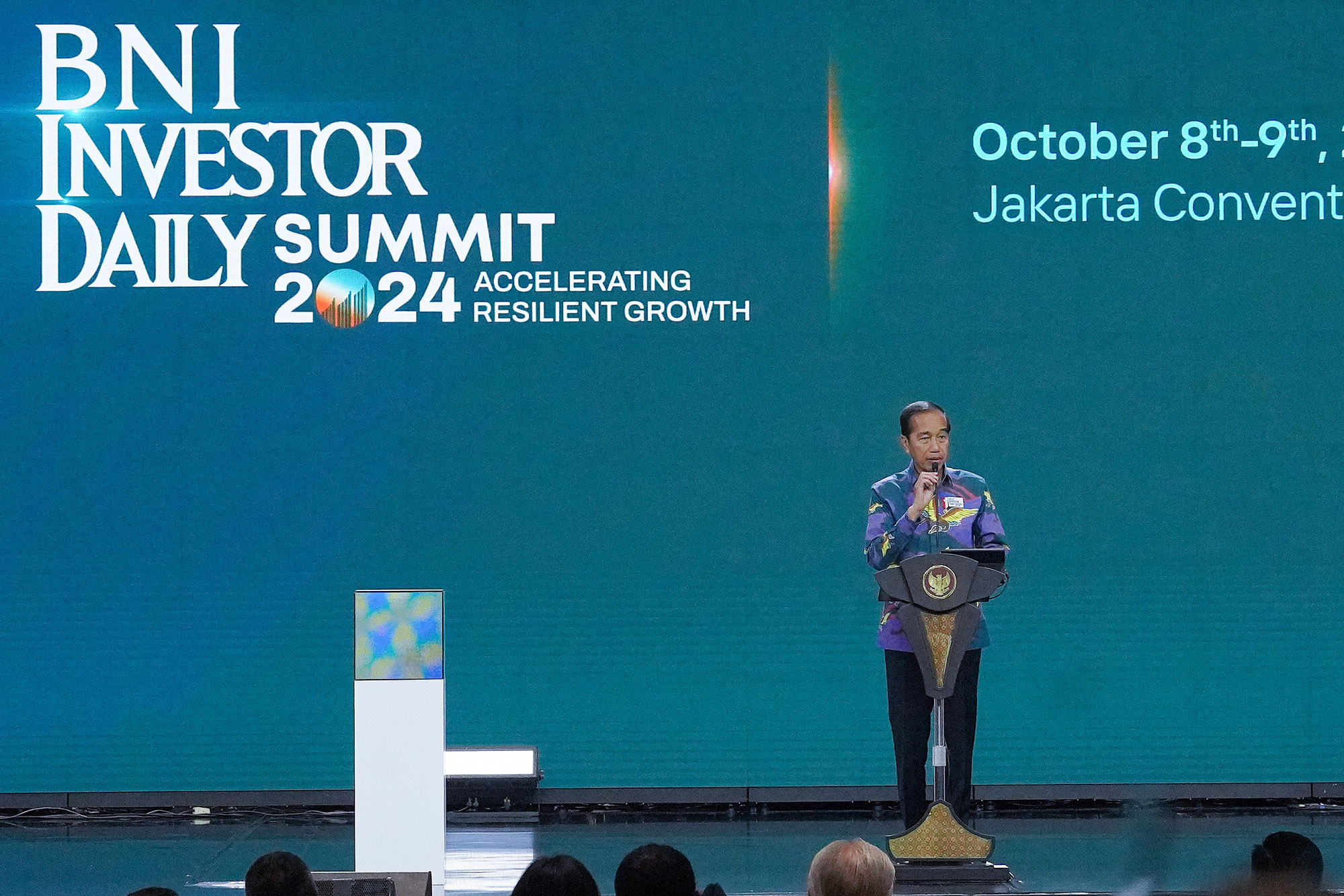 Jokowi Buka BNI Investor Daily Summit 2024