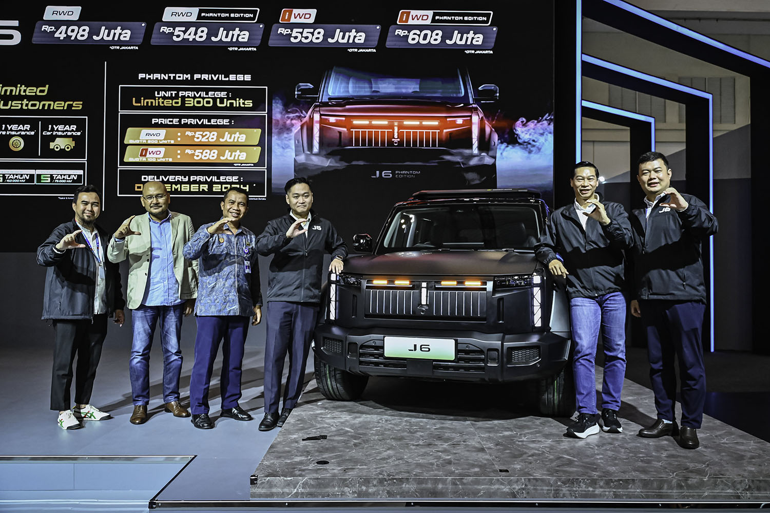 Chery J6, SUV Listrik Offroad dengan Jarak Tempuh hingga 426 km