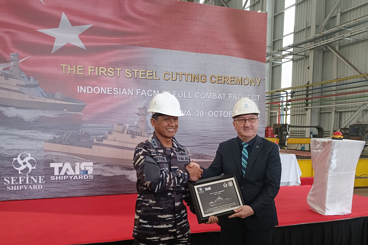 Indonesia dan Turki Mulai Pembangunan Kapal Cepat Rudal TNI AL
