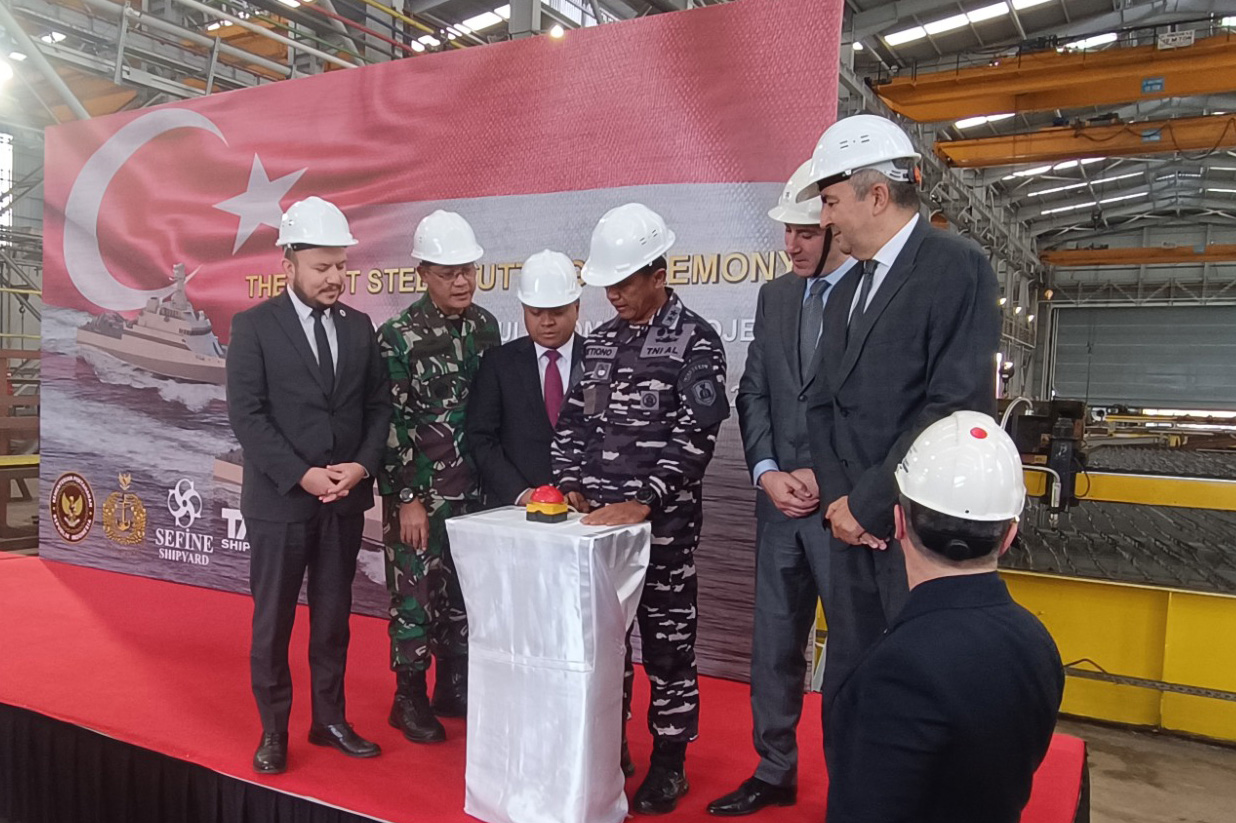 Indonesia dan Turki Mulai Pembangunan Kapal Cepat Rudal TNI AL