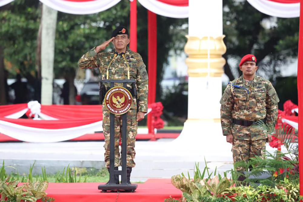 Kemenhan Resmi Menetapkan 500 Orang sebagai Komcad Matra Darat