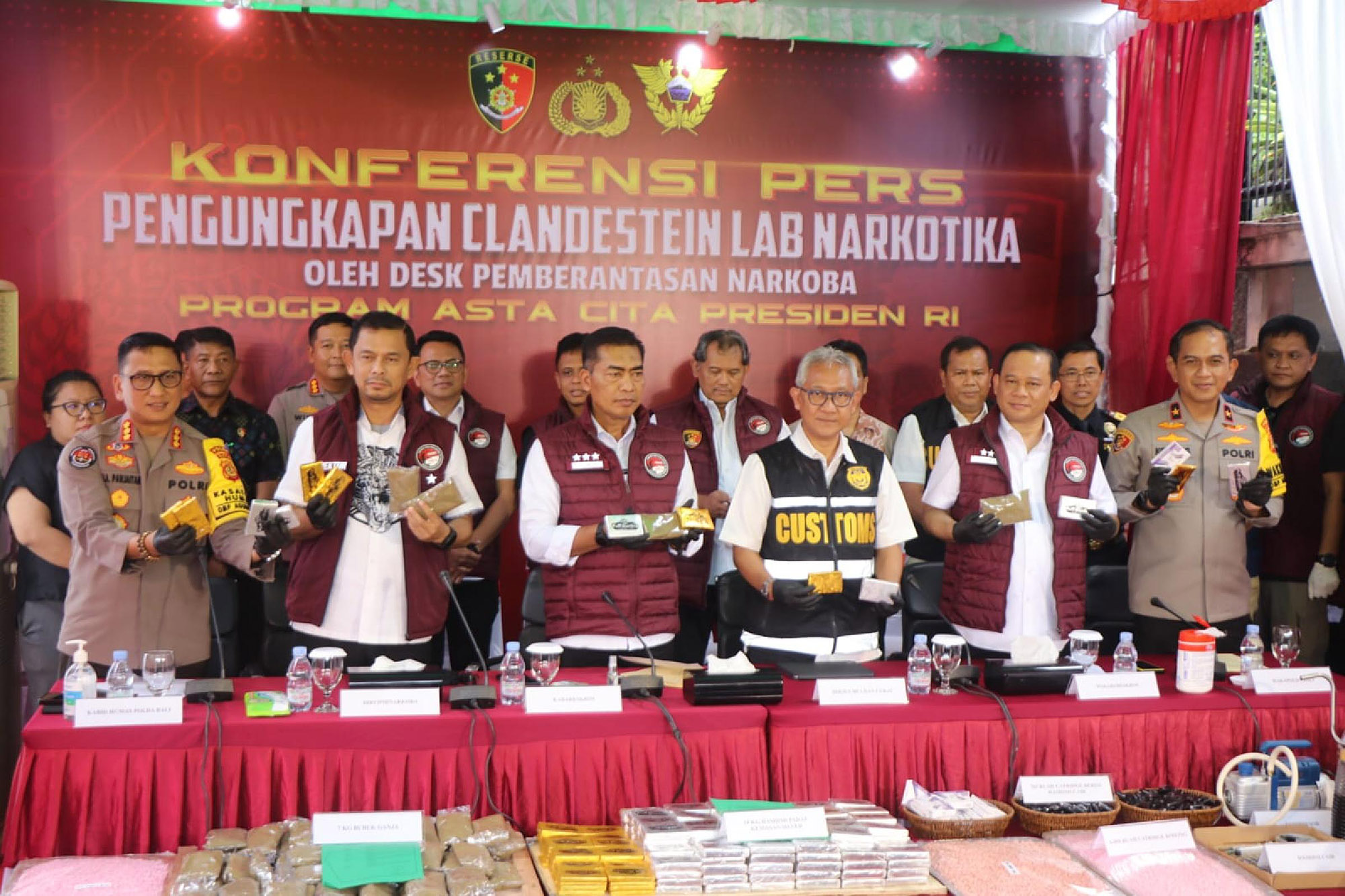 Polri Bongkar Laboratorium Hashish Terbesar dengan Barang Bukti Rp 1,52 Triliun