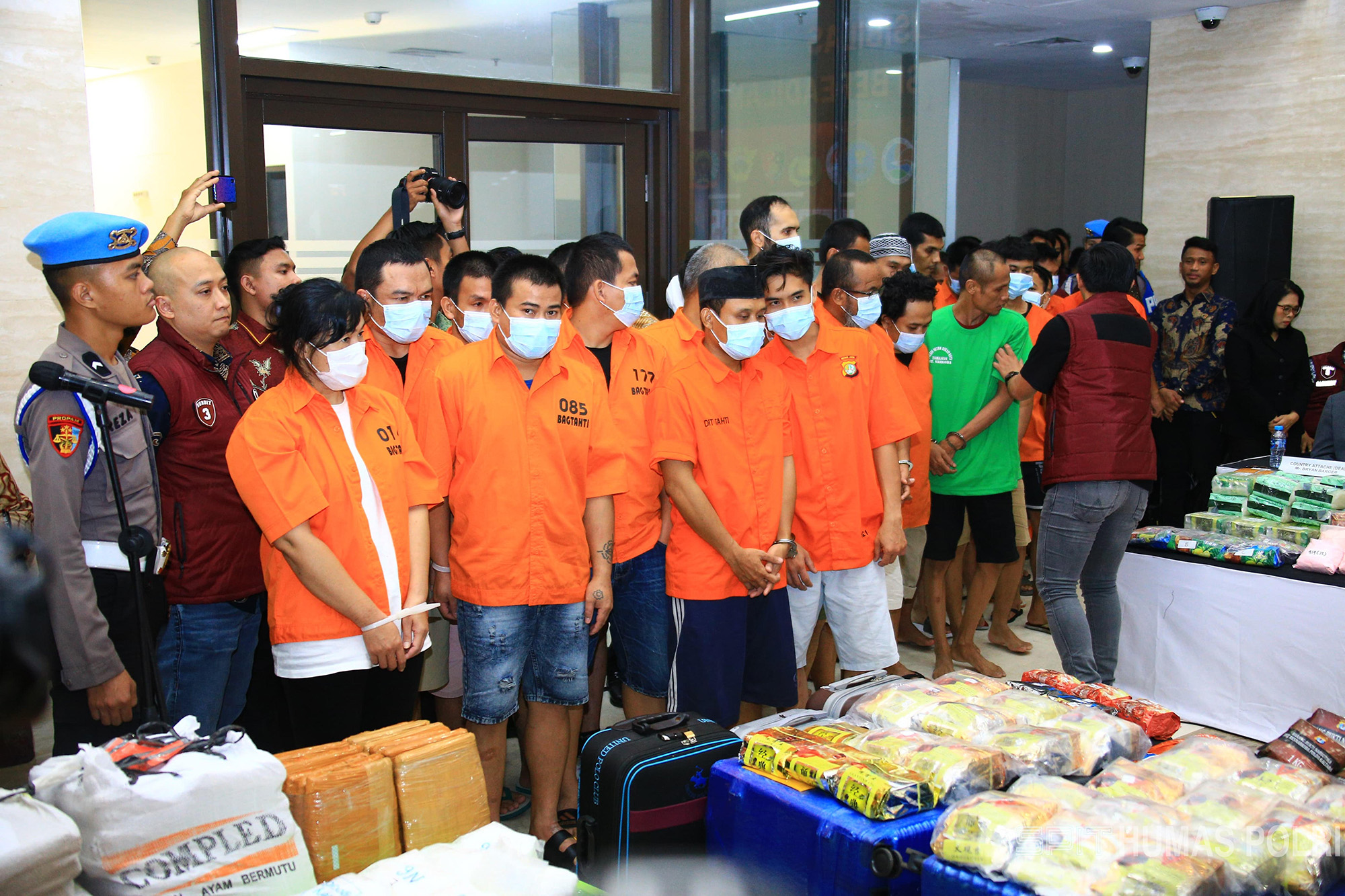 Perangi Narkoba, Polri Sita 1,7 Ton Narkoba dari 80 Perkara