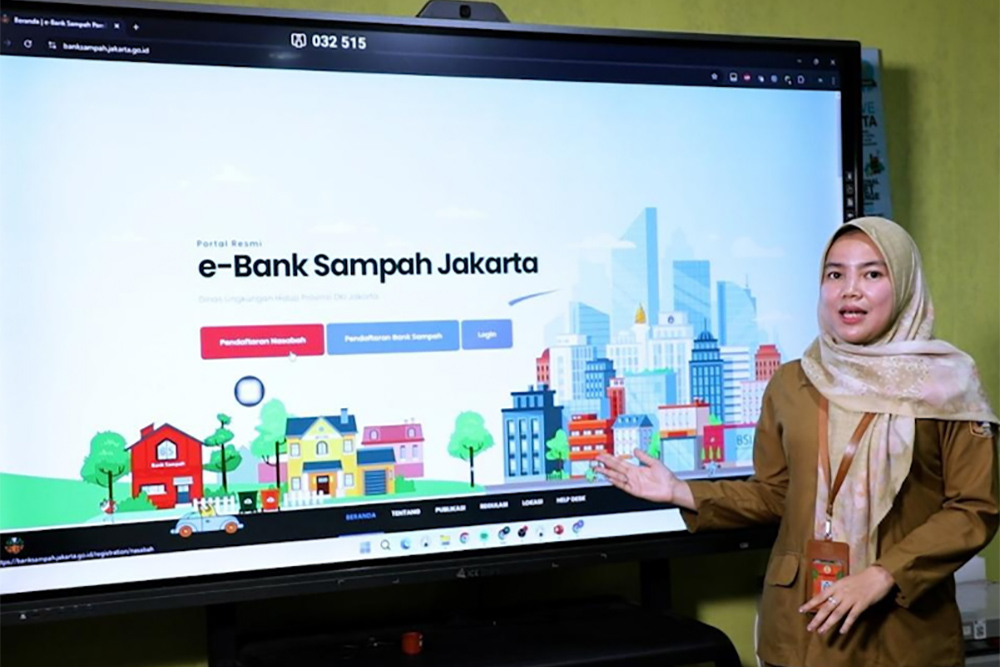 e-Bank Sampah Jakarta, Inovasi Digital untuk Lingkungan Bersih yang Bebas Retribusi