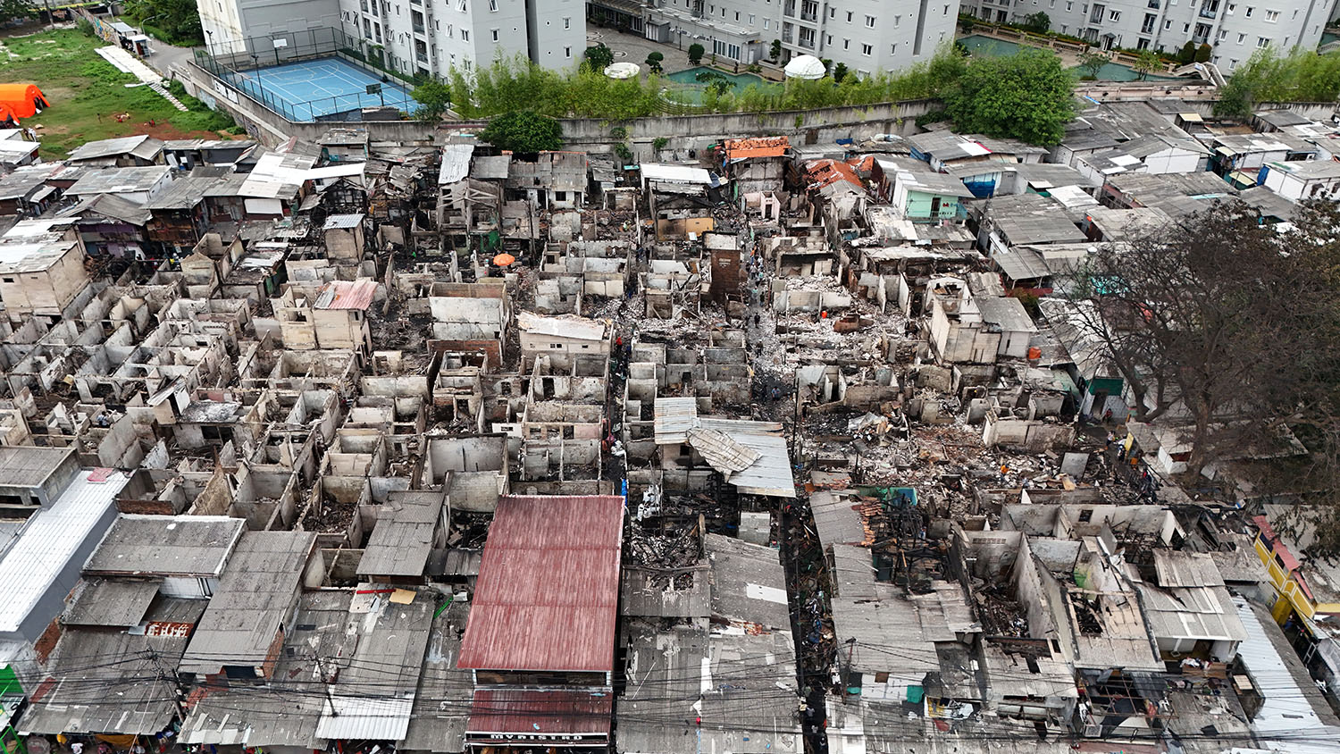 Kebakaran Kebon Kosong, 1.800 Jiwa Kehilangan Tempat Tinggal