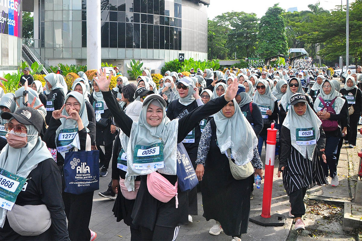 Pecahkan Rekor MURI, 2.000 Perempuan Berhijab Batik Tampil Memukau dalam AIFA 2025