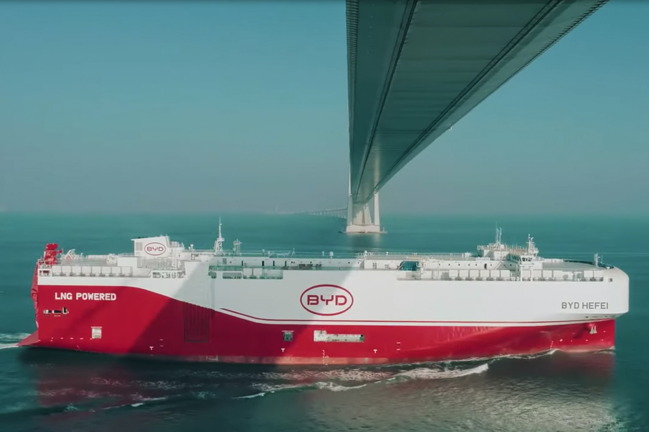Kapal BYD Hefei Mulai Berlayar, Siap Angkut 7.000 Kendaraan Listrik