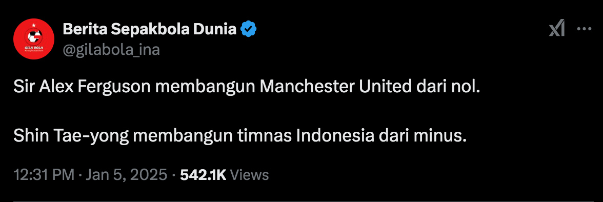 Isu Pemecatan Shin Tae-yong Trending, Ini Reaksi Warganet 