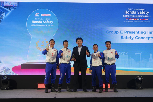 Instruktur AHM Cetak Prestasi di Kompetisi Safety Riding Asia Oceania 2025