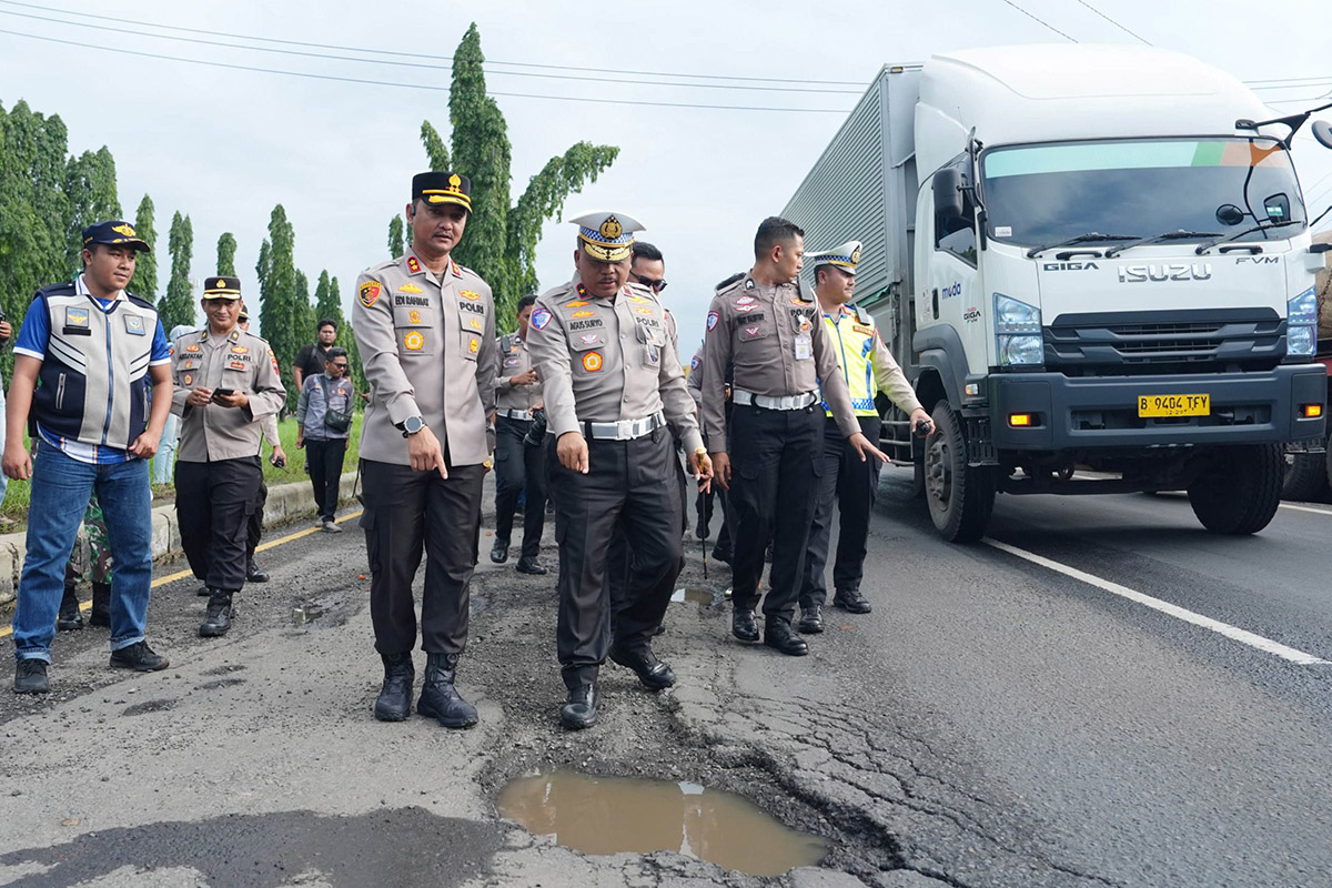 Jelang Mudik Lebaran, Korlantas Polri Soroti Kerusakan Jalur Pantura