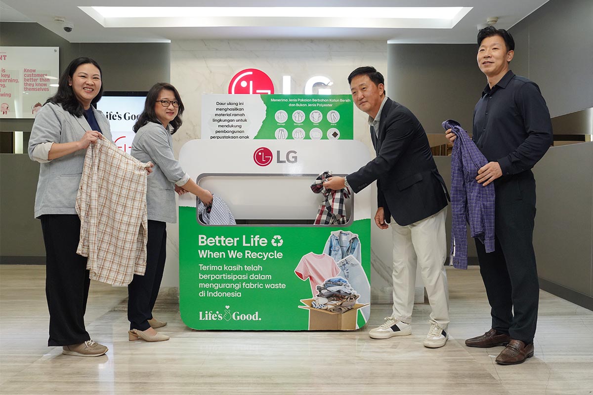 Kampanye LG Better Life When We Recycle, Ajak Masyarakat Daur Ulang Pakaian