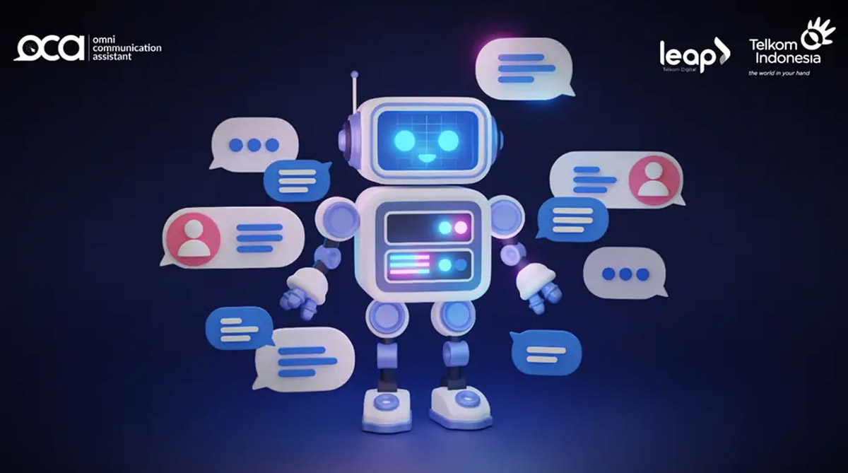 OCA AI Telkom Bantu Pelaku Usaha Buat Chatbot Mudah Tanpa Koding