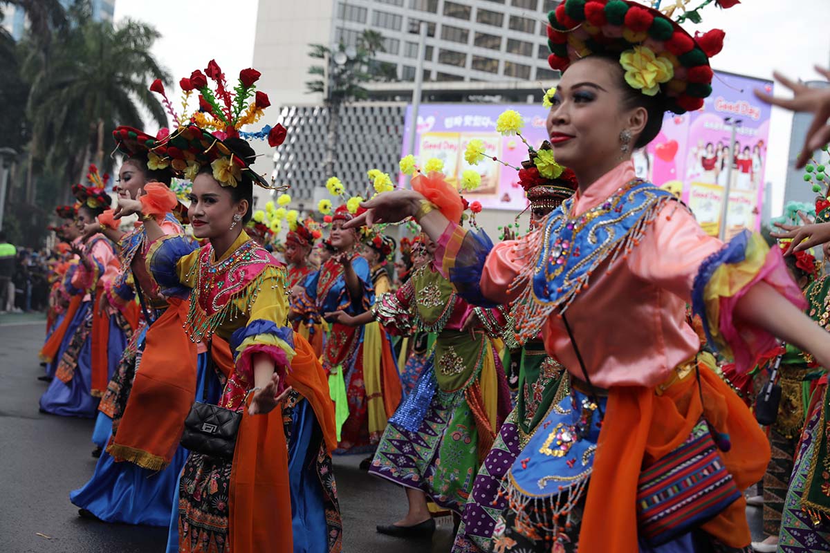 Tarian Tradisional Meriahkan Festival Budaya Jakarta Dalam Warna
