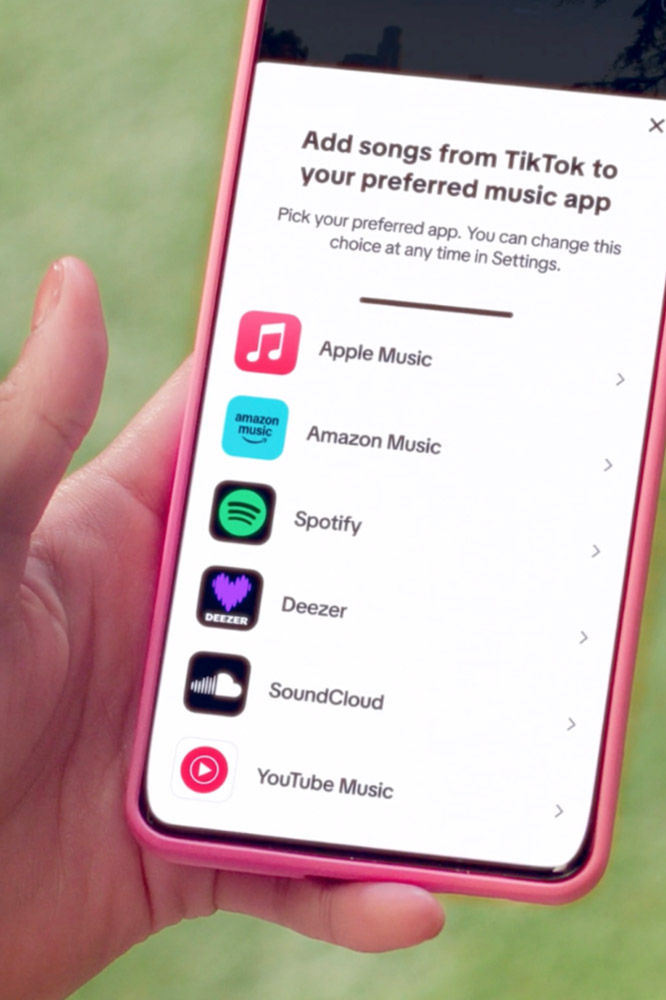 TikTok Tambahkan YouTube Music sebagai Opsi Simpan Lagu