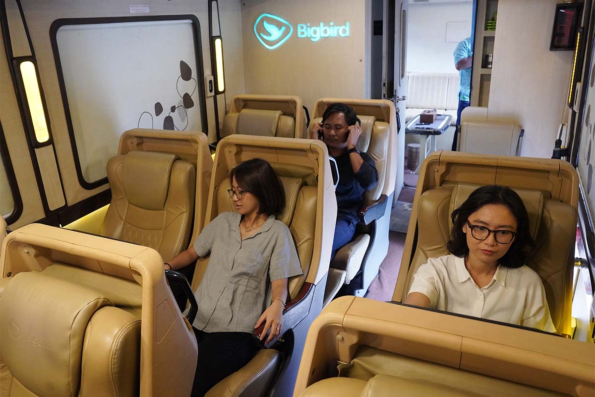 Bus Bigbird Alpha Premium, Hotel Berjalan dengan Fasilitas Mewah
