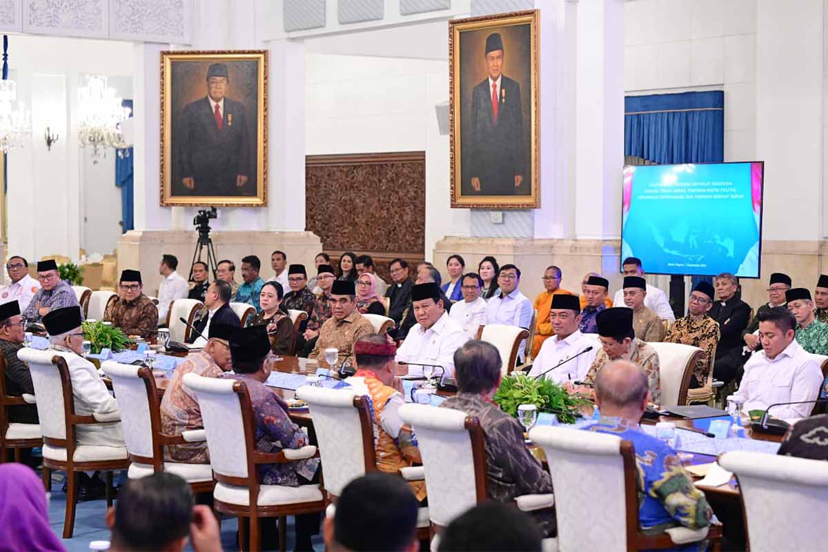 Dialog Bersama Tokoh Lintas Agama, Presiden Prabowo Janjikan Perjuangkan RUU Perampasan Aset
