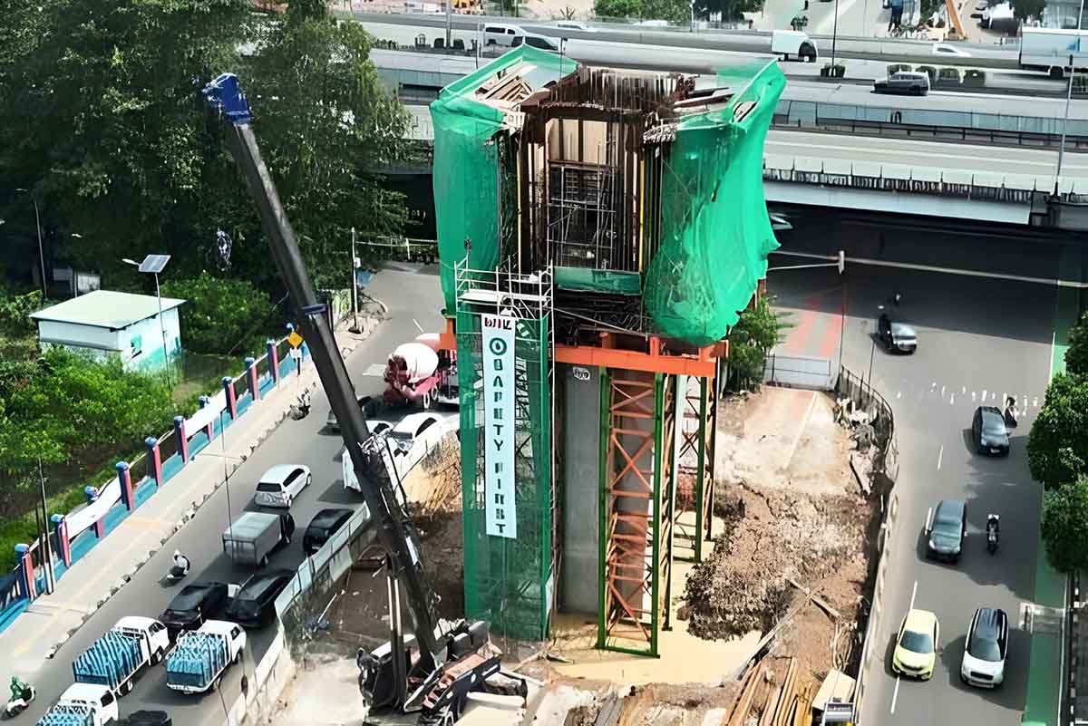 SIG Pasok 19 Ribu Ton Semen untuk Pembangunan LRT Velodrome–Manggarai