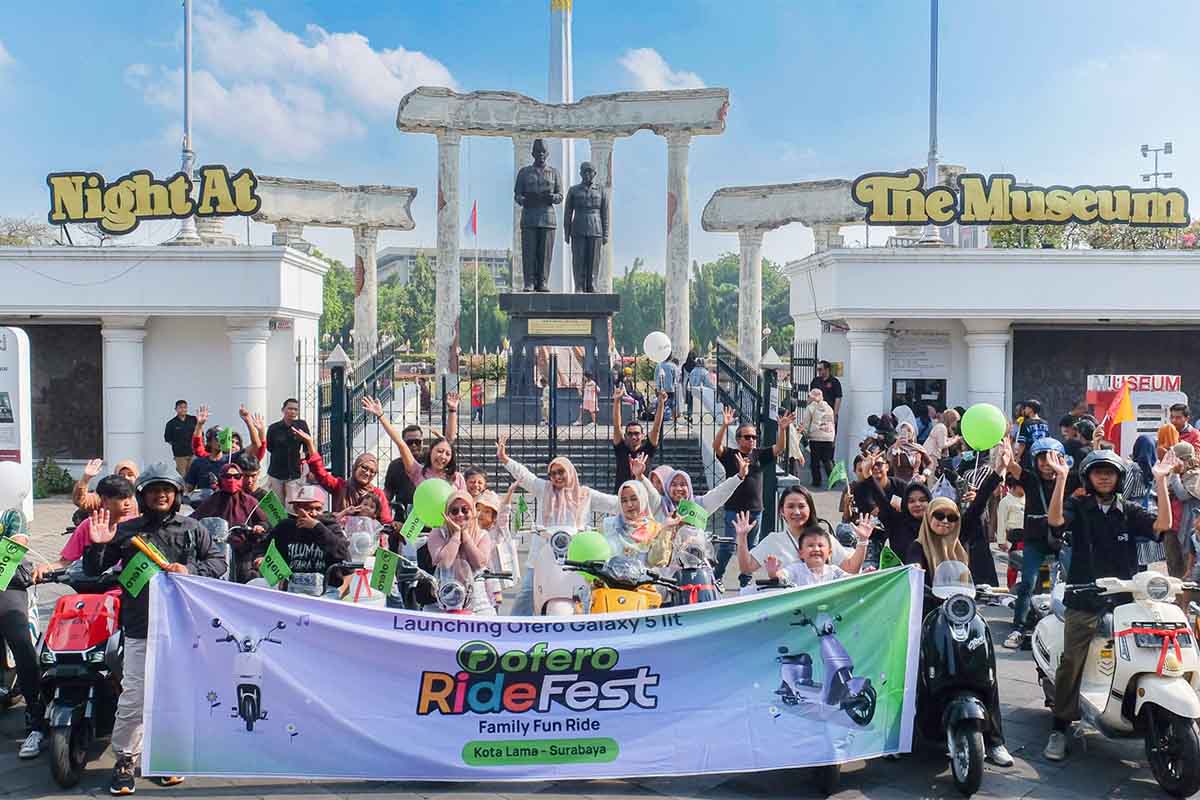 Galaxy 5 Lit Jadi Sorotan, Ofero Ride Fest 2025 Hadirkan Tren Kendaraan Listrik Urban
