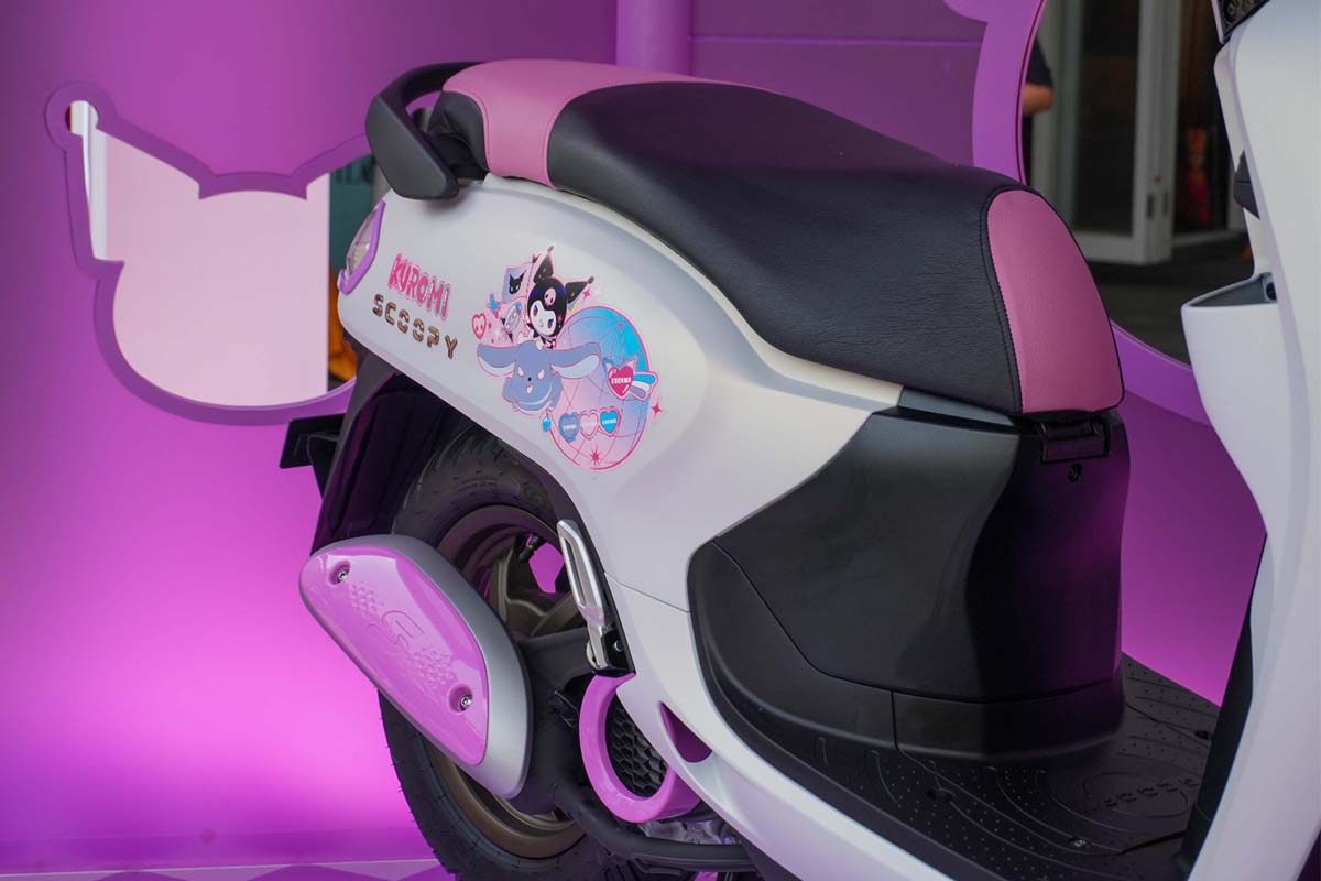 Intip Keunikan Skutik Scoopy Edisi Kuromi yang Menggemaskan