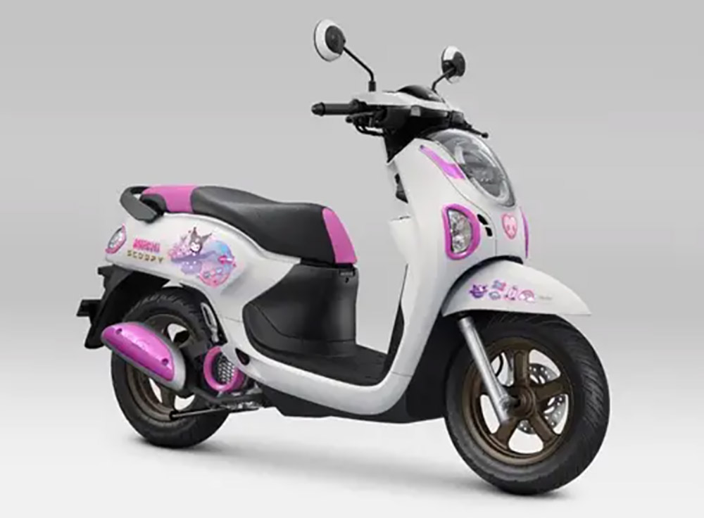 Intip Keunikan Skutik Scoopy Edisi Kuromi yang Menggemaskan