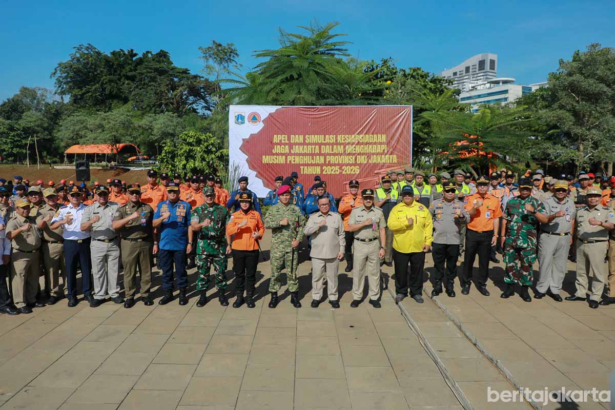 Pemprov DKI Kerahkan Ribuan Personel dan Ratusan Pompa Hadapi Musim Hujan