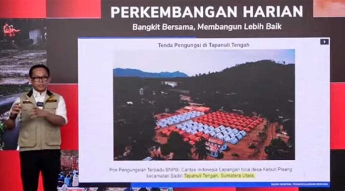 Pemulihan Aceh Dikebut, BNPB Fokus Huntara dan Air Bersih