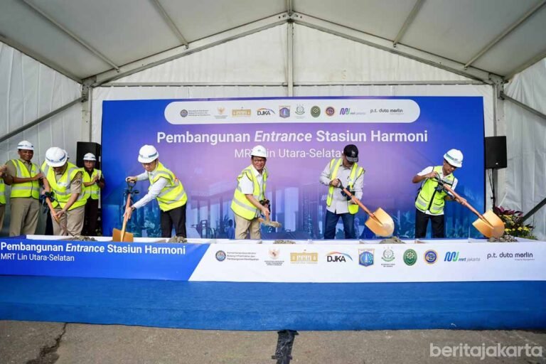 MRT Fase 2A Masuk Harmoni, Kawasan Bisnis dan Pemerintahan Siap Terkoneksi
