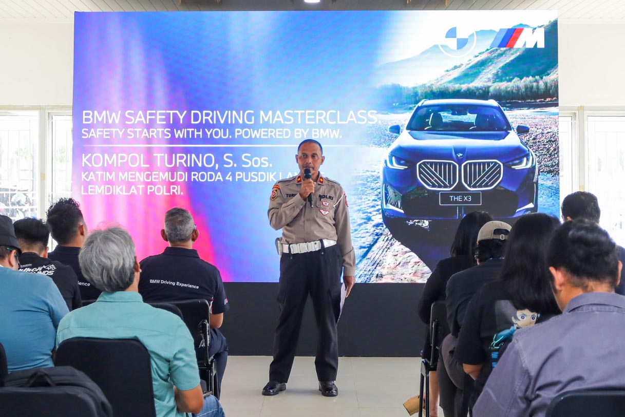 BMW Ajak Jurnalis Belajar Hard Braking hingga Drifting di Safety Driving Masterclass