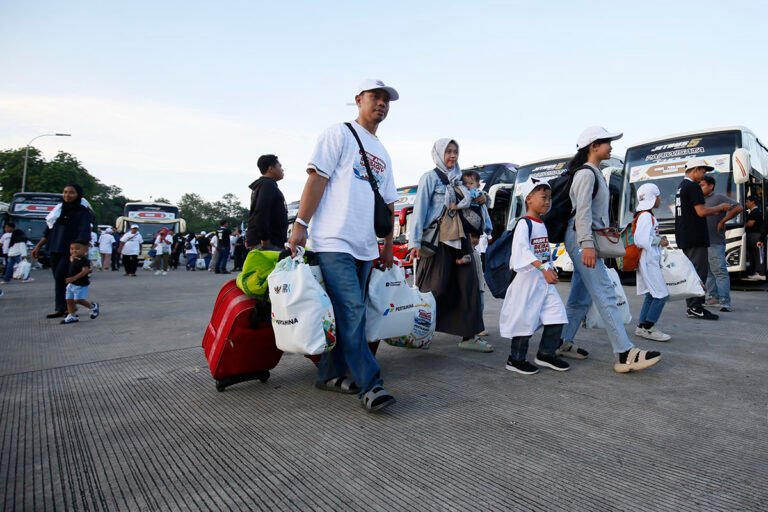 Ribuan Warga Ikut Mudik Gratis Pertamina 2026, 53 Bus Menuju 23 Kota di Jawa