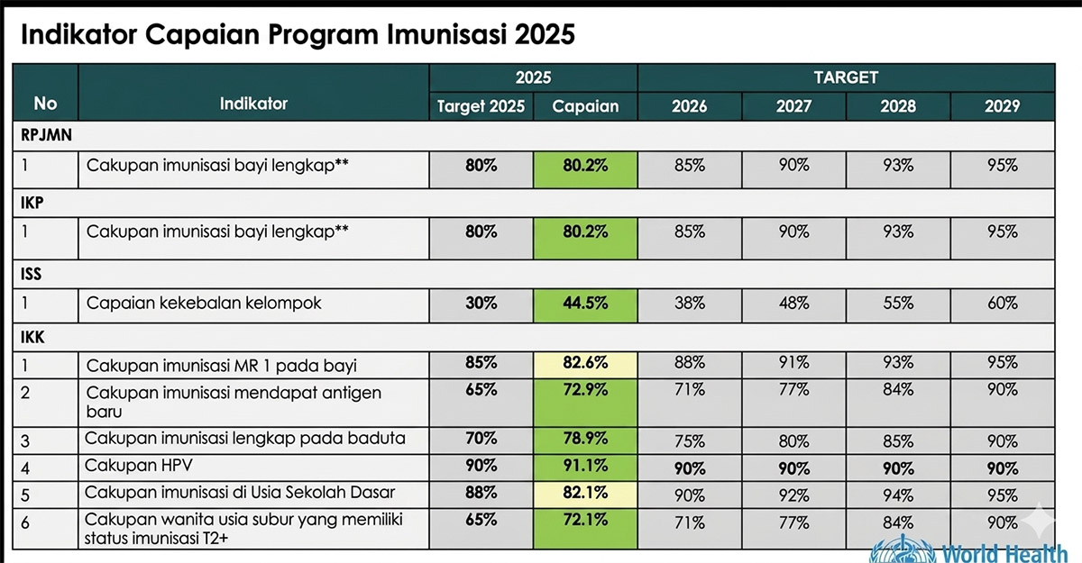 Target Belum Tercapai, Hampir 1 Juta Anak Indonesia Belum Imunisasi