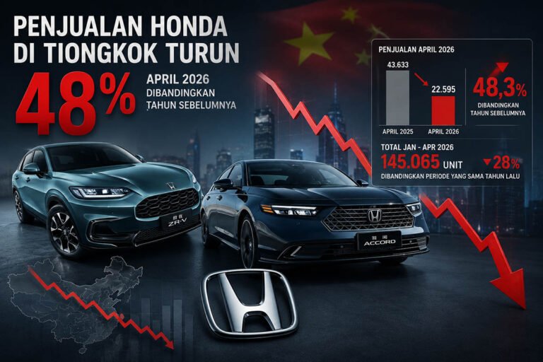 Penjualan Honda di Tiongkok Anjlok 48 Persen, Ada Apa?