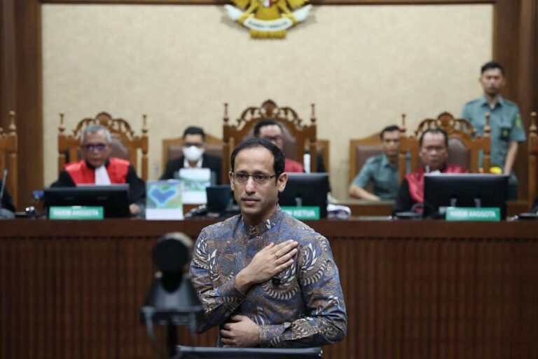 Nadiem Makarim Divonis 10 Tahun Penjara, Lebih Ringan dari Tuntutan Jaksa