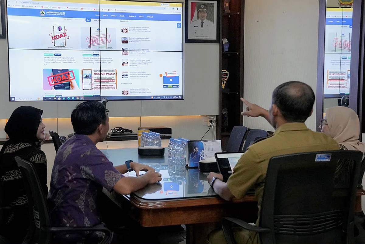 Padhang Jateng Ungkap Ratusan Hoaks, Mayoritas Catut Nama Pejabat