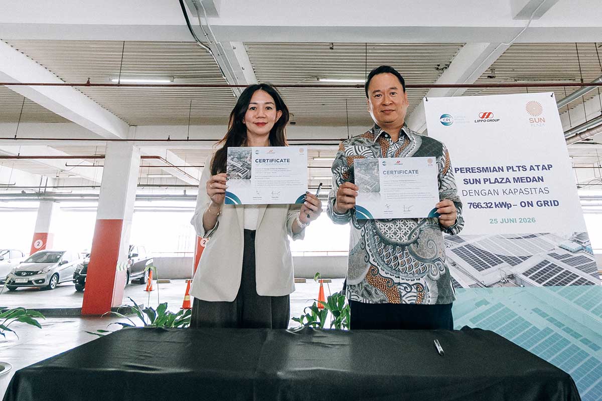 Lippo Malls Perluas Energi Hijau, Sun Plaza Medan Jadi Mal Kelima dengan PLTS Atap