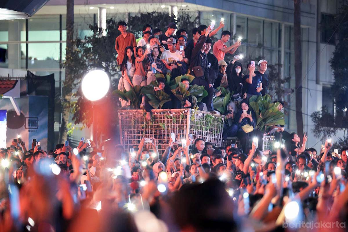Lautan Manusia di Bundaran HI Meriahkan HUT ke-499 Jakarta