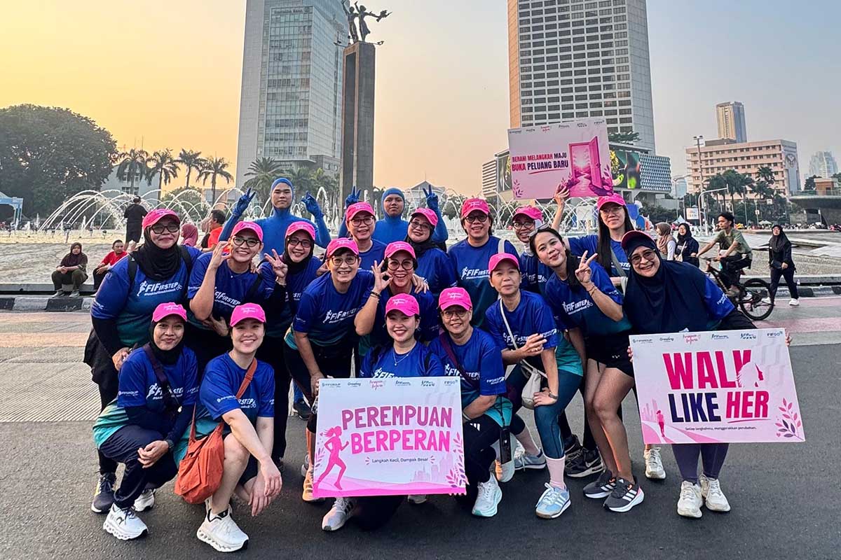 FIFGROUP Gaungkan Kampanye Perempuan Berperan di Car Free Day Jakarta