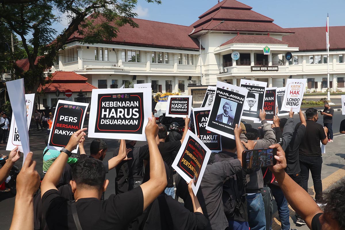 Pernyataan 'Londo Ireng' Picu Protes, Insan Pers Malang Tuntut Permintaan Maaf Presiden