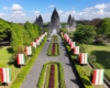 Momen Prabowo Dampingi PM Modi Menikmati Kemegahan Candi Prambanan