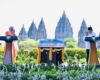 Momen Prabowo Dampingi PM Modi Menikmati Kemegahan Candi Prambanan