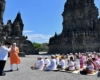 Momen Prabowo Dampingi PM Modi Menikmati Kemegahan Candi Prambanan