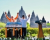 Momen Prabowo Dampingi PM Modi Menikmati Kemegahan Candi Prambanan