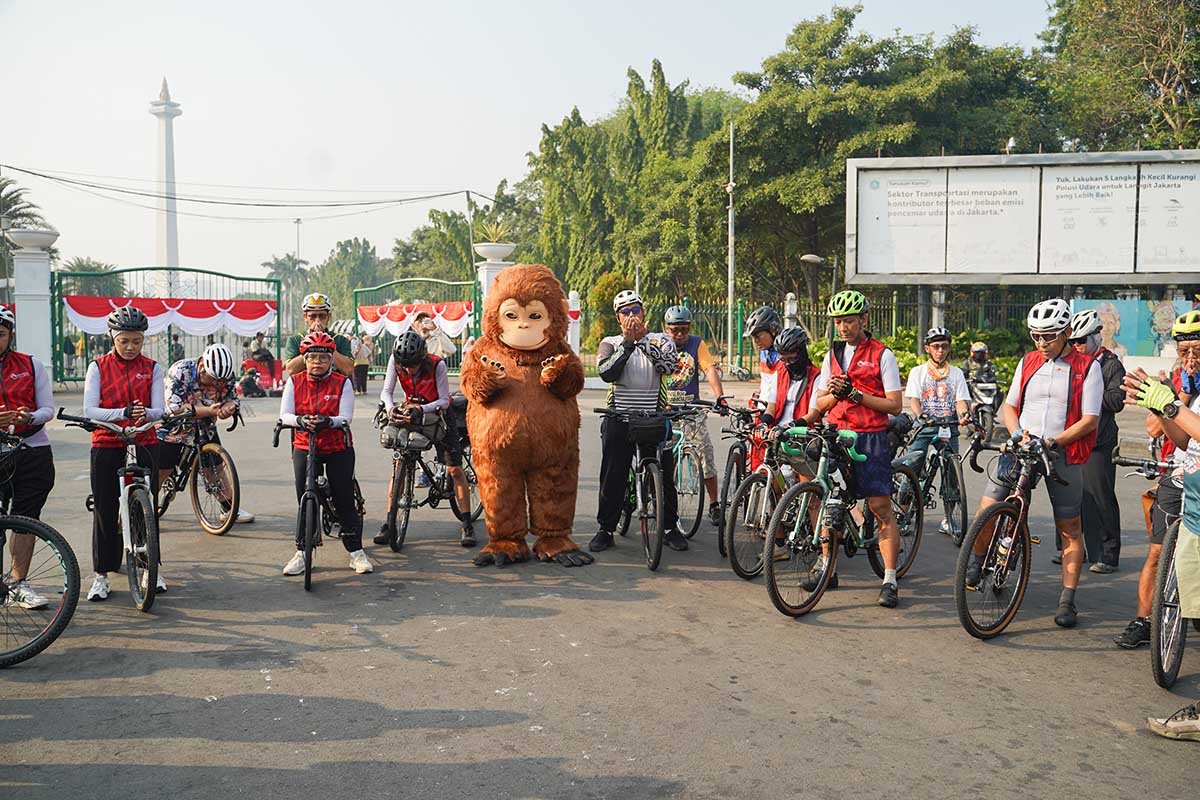Orangutan Tapanuli di Ambang Punah, Lima Pesepeda Tempuh 1.700 Km Gaungkan Selamatkan Hutan