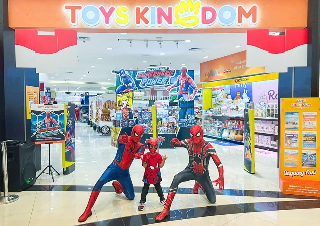 Main Sambil Berkreasi, Spider-Man hingga Ultraman Hadir di Toys Kingdom